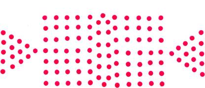 sj collection Red Round Shape 114 Zero Size 3 mm Forehead Red Bindis