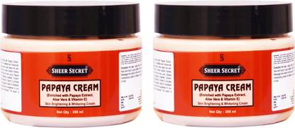 शीर सीक्रेट पपाया क्रीम 300ML (2 का पैक)