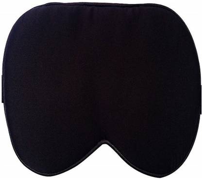 Naitik Creation Smooth Sleep Eye Black Blind Fold 3d Sleeping Eye Mask Slip Night with Adjustable Strap Eye Shade