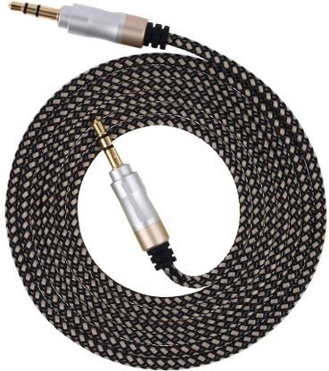 VOLTegIC AUX Cable 1 m ™Hi-Fi Sound Quality 3.5mm Nylon Braided Auxiliary Audio cable, Aux Cord