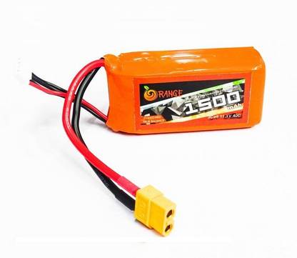 SunRobotics ORANGE 1500MAH 3S 40C (11.1 V) LITHIUM POLYMER BATTERY PACK Power Supply Electronic Hobby Kit