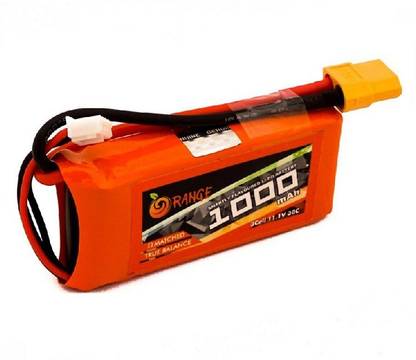 SunRobotics ORANGE 1000MAH 3S 30C/60C LITHIUM POLYMER BATTERY PACK (LIPO) Power Supply Electronic Hobby Kit