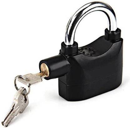 MobFest Multi-Purpose Siren Alarm Shock Sensor Cycle/Bike/Door Padlock