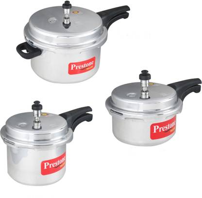 Prestone Special Combo Pack 3 L, 2 L, 5 L Outer Lid Pressure Cooker