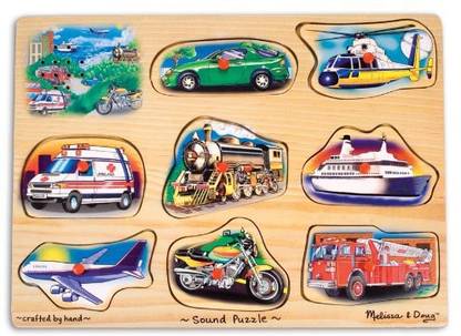 MELISSA & DOUG Vehicle Sound Puzzle