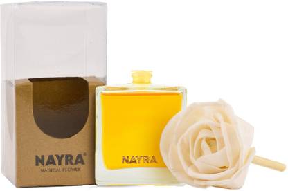 Nayra Fragrance, Room Freshener, Air Freshener, Orange Spa -100 ml, Magical Flower Diffuser, Aroma Diffuser Diffuser Narya Magic Flower - Ginger Spa