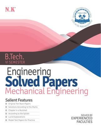 B. Tech. Solved Paper Mechanical Engineering (VI Semester)