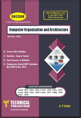 DECODE-Computer Organisation and Architecture For RGPV (SEM-IV CSE) R-18
