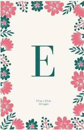 Monogram Letter E Journal