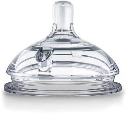 Comotomo Silicone Replacement Nipple Clear Variable Flow Pack of 2 Fast Flow Nipple