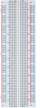 APTECHDEALS Breadboard 830 Tie Points - Self Adhesive Bread Board - Solderless bread board | PCB BreadBoard (830 Point) Electronic Components Electronic Hobby Kit