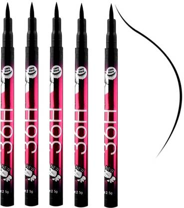 TRS Waterproof Makeup Eyeliner Pencil(Set of-5) 5 ml
