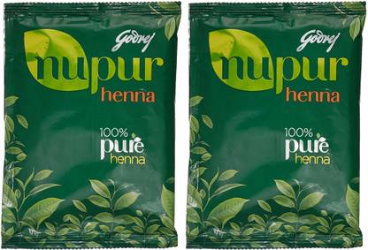 Godrej Nupur Henna - 120g (Pack of 2) , Black