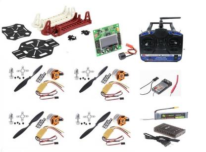 REES52 Quad Copter Kit or Quadcopter Kit Quad Copter Combo Pack with 6 Channel Transmitter and Receiver