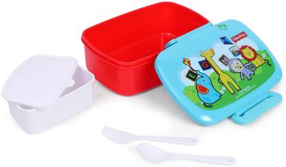FISHER-PRICE Friends Blue & Red Combo Box 2 Containers Lunch Box