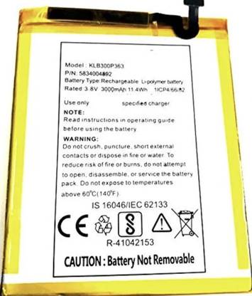 MM Elite Mobile Battery For  Panasonic Eluga Mark 2 (KLB300P363)