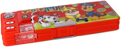 PAW PATROL Series Paw Patrol Top Pups Print Art Plastic Pencil Box