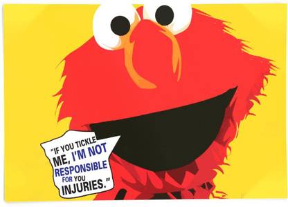 Elmo Motivational Wall Posters Paper Print