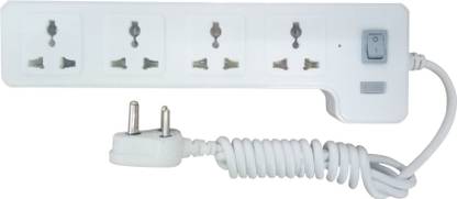 Syska 4 Way Power Strip 4  Socket Extension Boards
