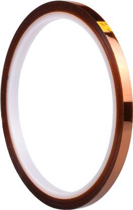 ECSTATIC Polymide Tape 10 MM Kapton Polyimide High Temperature Heat Resistant Tape Multi-Sized with Silicone Adhesive for Masking,