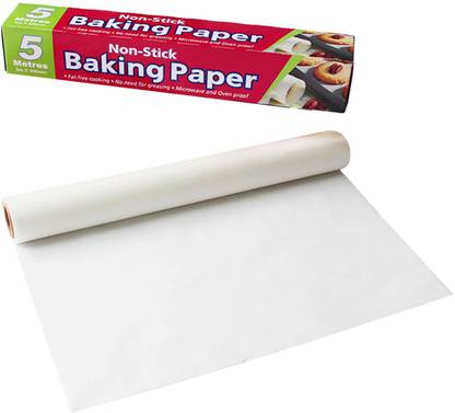 EXMART Non-Stick Baking Paper for Microwave Oven with Inbuilt Paper Cutter (30cm*50cm) Parchment Paper