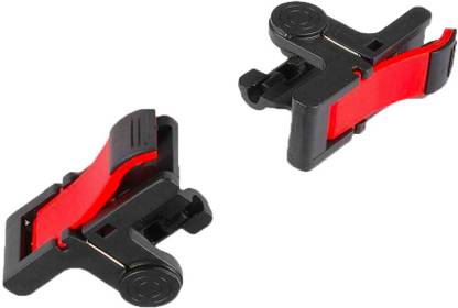 BUY SURETY New Arrival Red Black pubg Game Trigger/Joystick Compatible with All Smartphones ||Sensitive Shoot/aim Buttons L1 R1 Trigger Mobile Game Controller Joystick for Mobile,Fire Button Assist Tool for PUBG/Fornite/Knives Out/Rules of Survival  Gaming Accessory Kit