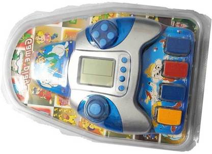 Alafi Lovely Video Game for children and adults also for skill increasing with Brain Training with 4 Chip Brick Game q8(Game will not work until inserting chip) NA GB with GAME, 4 CHIP, BATTERY