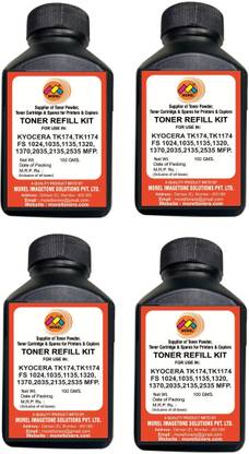 MOREL 1024MFP, FS-1124, FS-1124MFP Printer PACK 4 Black Ink Cartridge