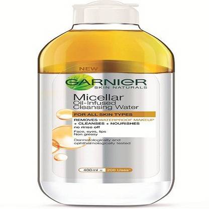 GARNIER Skin Naturals Micellar Cleansing Bi Phase Water, 400ml Makeup Remover