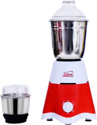Silver Home STAR001 450 Mixer Grinder (2 Jars, RED AND WHITE)