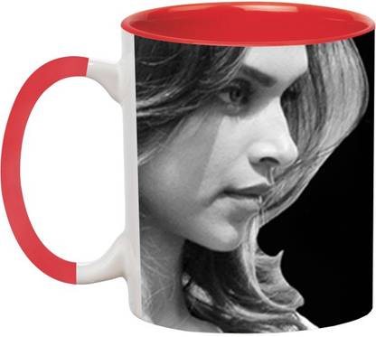 आर्टबग Deepika Padukone Ceramic -528-Red सिरेमिक मग