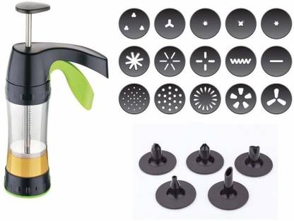 Kriya Enterprises Multi Purpose Cookies, Farsan Sev Maker,Indian Snakes Murukku Maker, Manual Pasta Making Machine Grater & Slicer