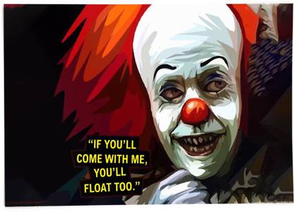 Pennywise Motivational Wall Posters Paper Print