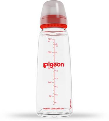 Pigeon GLASS FEEDING BOTTLE ADD NIPPLE L - 240 ml