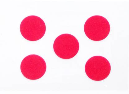 sj collection Large Red Size ( Height 1.5 x width 1.5 ) 5 Forehead Red Bindis