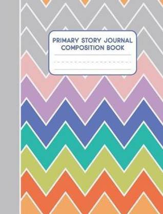 Rainbow Chevron - Composition Notebook - Primary Story Journal
