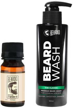 BEARDO The Classic Beard Oil (30ml) & Beard Wash Combo (100ml)