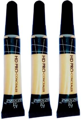 Half N Half HD Pro High Definition Concealer- Pack of 3 Concealer