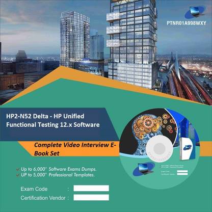 PTNR01A998WXY HP2-N52 Delta - HP Unified Functional Testing 12.x Software Complete Video Interview E-Book Set