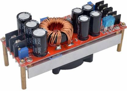 REES52 1200W 20A DC Boost Converter Step-up Power Supply Module In10~60V Out 12~83V New Electric Unit Modules Module Power Supply Electronic Hobby Kit