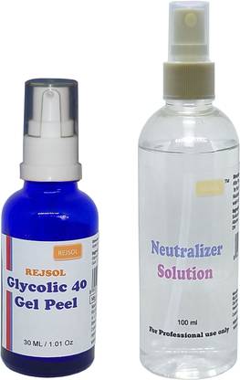 रेजसोल Glycolic 40 gel Glycolic Acid 40% 30 ml with 100 ml Neutralizer