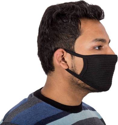 kiros Half Nose Mask (Black Pack Of 1)