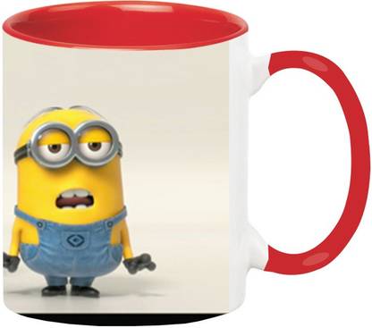 ARTBUG Minion -177-Red Ceramic Coffee Mug