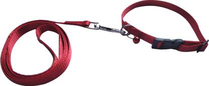 S.Blaze NYLON QUALITY 0.5 INCH RED COLOR DOG COLLAR BELT,FOR YOUR PUPPY 0.5 Collar & Leash (Medium, Red) Dog Collar & Leash