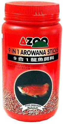 AZOO 9 in 1 Arowana Stick 0.9 l Dry Young Fish Food