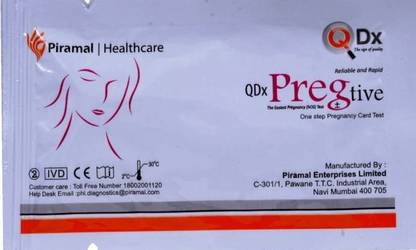 QDX Pregtive One Strip Pregnancy Test Kit