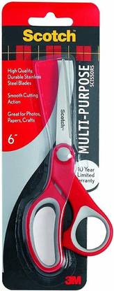 Scotch 3M Scotch® Multi-Purpose Scissor 6-inch (Pack of 3 Pcs) Scissors