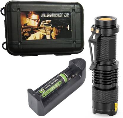 RM 5000 Lumens 3 Modes Zoomable Mini LED Flashlight Waterproof Poket Torch