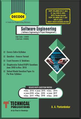 DECODE-Software Engineering For RGPV (SEM-IV CSE SEM-VI CSE) R-18