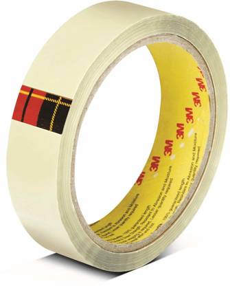 Scotch 3M Bopp Transparent Tape Size: 1" x 50mtr ( Pack of 24 ) (Manual)